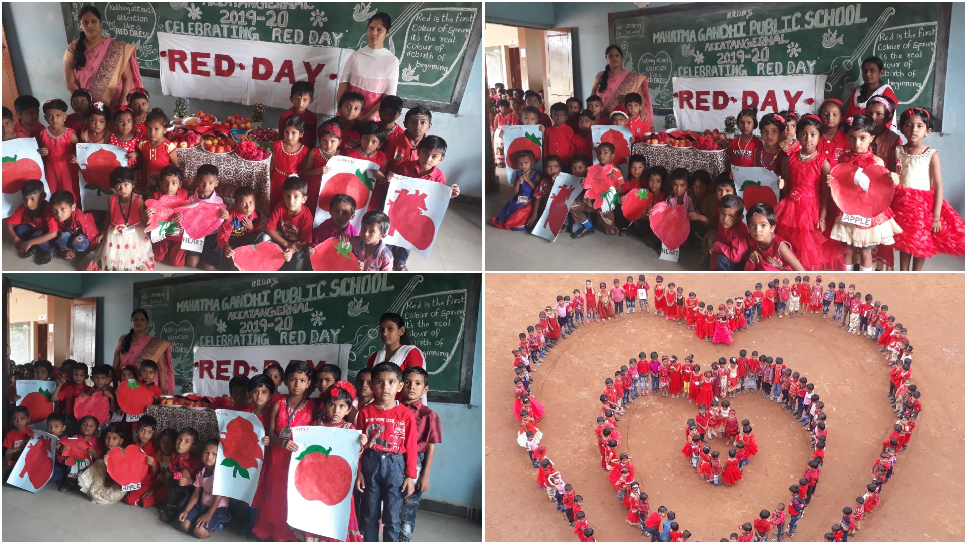 Celebration of Red Day Nursery to KG Section