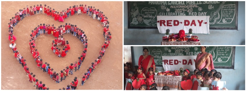 Celebration of Red Day Nursery to KG Section