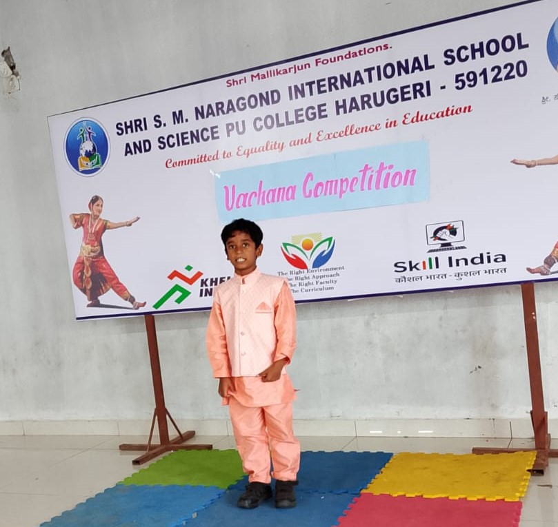 Vachana Competition Grade I to III 2025-26